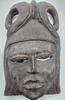 Afrika Elfenbeinküste Alte Holz Maske Große Gesichtmaske , Tribal Kunst -