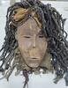 Afrika Kongo Alte Holz Maske Große Gesichtmaske , Tribal Kunst -