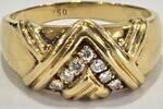 Goldschmuck Brillantschmuck 18K 750 er Gold Ring mit Brillant, Brillantring Goldring -