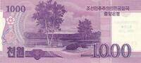 Nordkorea, North Korea 1000 Won Banknote -