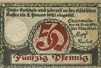 Deutschland, Deutsches Reich 50 Pfennig 1 x Notgeldschein, Stadt Eberswalde -