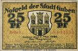 Deutschland, Deutsches Reich 25 Pfennig 1 x Notgeldschein, Stadt Guben -