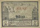 Deutschland, Deutsches Reich 50 Pfennig Notgeldschein, Stadt Königsberg -