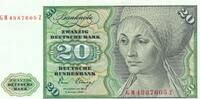 Deutschland BRD 20 Deutsche Mark Bundesbanknote GM/Z -