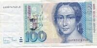 Deutschland BRD 100 Deutsche Mark DM Bundesbanknote GA/L -