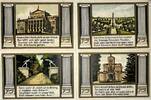 Deutschland, Deutsches Reich 4 x 75 Pfennig 4 x Notgeldschein, Gutschein der Gemeinde Putbus auf Rügen -
