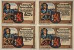 Deutschland, Deutsches Reich 1 Mark, 25, 50, 75 Pfennig 4 x Notgeldschein, Stadt Swinemünde -