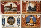 Deutschland, Deutsches Reich 1 Mark,25,50,50 Pfennig 4 x Notgeldschein, Stadt Köslin in Pommern -