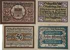 Deutschland, Deutsches Reich 10,25,50,50 Pfennig 4 x Notgeldschein, Stadt Marienburg, Magistrat -