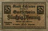 Deutschland, Deutsches Reich 50 Pfennig 1 x Notgeldschein, Stadt Schlawe, Pommern -