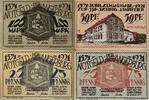 Deutschland, Deutsches Reich 1 Mark, 25,50,75 Pfennig 4 x Notgeldschein, Stadt Angerburg in Ostpreussen -