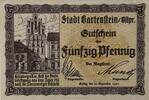 Deutschland, Deutsches Reich 50 Pfennig 1 x Notgeldschein, Stadt Bartenstein, Ostpreußen -