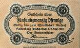 Deutschland, Deutsches Reich 25 Pfennig 1 x Notgeldschein, Stadt Seitenberg -