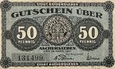 Deutschland, Deutsches Reich 50 Pfennig 1 x Notgeldschein, Stadt Aschersleben -