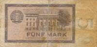 Deutschland DDR 5 Deutsche Mark Banknote -