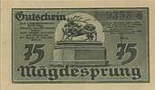 Deutschland, Deutsches Reich 75 Pfennig 1 x Notgeldschein, Stadt Mägdesprung -