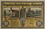 Deutschland, Deutsches Reich 25 Pfennig 1 x Notgeldschein, Stadt Oebisfelde-Kaltendorf -