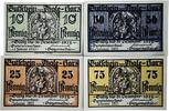 Deutschland, Deutsches Reich 10,25,50,75 Pfennig 4 x Notgeldschein, Stadt Thale a. Harz -