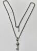 Silberschmuck 925er Silber Erbskette 925er Silber Kette Collier JETTE Anhänger Schlüssel -