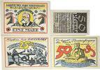 Deutschland, Deutsches Reich 1 Mk. 25, 2 x 50 Pfennig 4 x Notgeldschein, Stadt Stavenshagen -