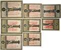 Deutschland, Deutsches Reich 3 x 1 Mark, 3 x 50 Pfg. 2 x 75 Pfg. 8 x Notgeldschein, Stadt Hamburg, Kultur u. Sportwoche -