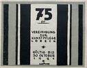 Deutschland, Deutsches Reich 75 Pfennig 1 x Notgeldschein, Stadt Lübeck, Vereinigung zur Kunstpflege -