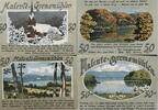 Deutschland, Deutsches Reich 4 x 50 Pfennig 4 x Notgeldschein, Stadt Malente-Gremsmühlen -