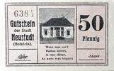 Deutschland, Deutsches Reich 50 Pfennig 1 x Notgeldschein, Notgeld Neustadt Holstein, Schleswig Holstein -
