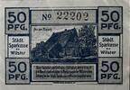 Deutschland, Deutsches Reich 50 Pfennig 1 x Notgeldschein, der städt.Sparkasse zu Wilster -