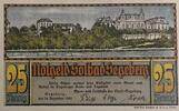 Deutschland, Deutsches Reich 25 Pfennig 1 x Notgeldschein, Notgeld Solbad Segeberg Schleswig-Holstein -