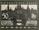 Deutschland, Deutsches Reich 50 Pfennig 1 x Notgeldschein, Notgeld der Stadt Münster -