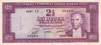 Türkei Türkiye 2 1/2 Lira Türk Lirasi 1952 Iki Bucuk Türk lirasi Türkiye... 95,00 EUR Differenzbesteuert nach §25a UStG zzgl. 3,00 EUR Versand