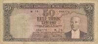 Türkei Türkiye 50 Lira Türk Lirasi 1964 Elli Türk lirasi Türkiye Cumhuri... 40,00 EUR Differenzbesteuert nach §25a UStG zzgl. 3,00 EUR Versand