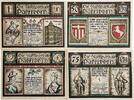 Deutschland, Deutsches Reich 1,2 Mark, 50,75 Pfennig 4 x Notgeldschein, Stadt Paderborn -