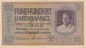 3.Reich, Ukraine, Besatzungsausgaben 2. Weltkrieg 500 Karbowanez Zentralnotenbanknote -