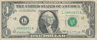 USA - Vereinigte Staaten v. Amerika $ 1 Dollar Banknote -