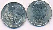 Deutschland DDR 2x 20 DM 30 Jahre DDR, Karl Marx 100. Todestag -