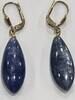 Goldschmuck Ohrringe Kyanit 375 er 9 Karat Gold Ohrschmuck -