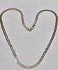 Silberschmuck 925er Silber Flachkette 925er Silber Kette Collier Silbercollier -