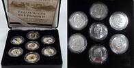 Cook Inseln Medaillen Treasures of the Pharaohs set, 6 Stück Ägypten -