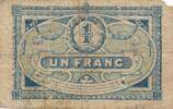 Frankreich 1 Franc Banknote -