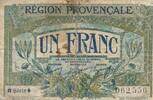Frankreich 1 Franc Banknote -