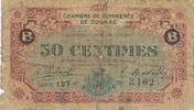 Frankreich 50 Centimes Banknote -