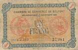 Frankreich 1 Franc Banknote -