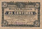 Frankreich 25 Centimes Banknote -