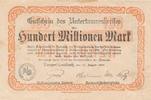 Langenschwalbach 100 Millionen Mark Gutschein des Untertaunuskreises -