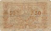 Frankreich 50 Centimes Banknote -