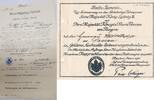 Landshut Korrespondenz, Briefe, Zeugnisse, Stellungsbefehl eines Herrn aus Landshut -