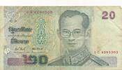 Thailand 20 Baht Banknote -