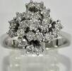 Goldschmuck Weißgold 14K 585 er Gold Ring mit Brillant, Brillantring Goldring 0,84 Ct -